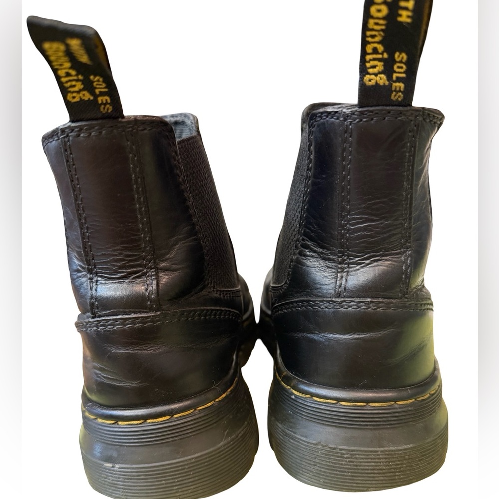 Dr. Martens Embury Chelsea Boots Black Leather Women’s 7 EU 38 Slip On Mens 6 - Picture 4 of 11